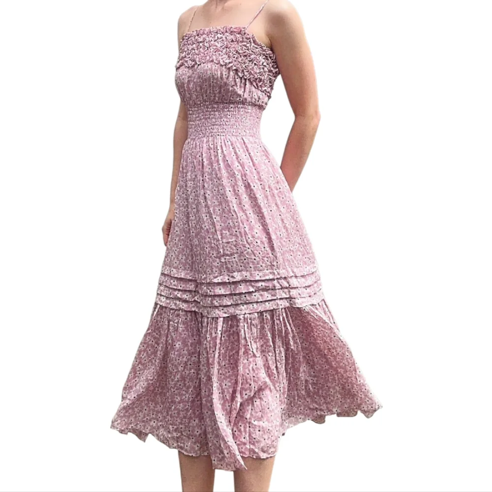 Rebecca Taylor Sleeveless Star Flower Smock Dress - Picture 5 of 5